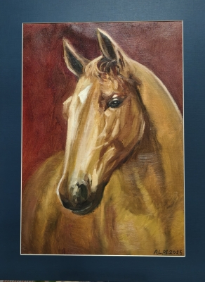 馬到功成-12-x-16-油畫