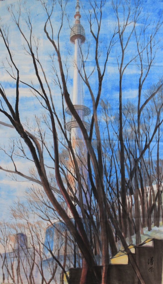 首爾南山塔  Seoul Tower, Korea   80x140