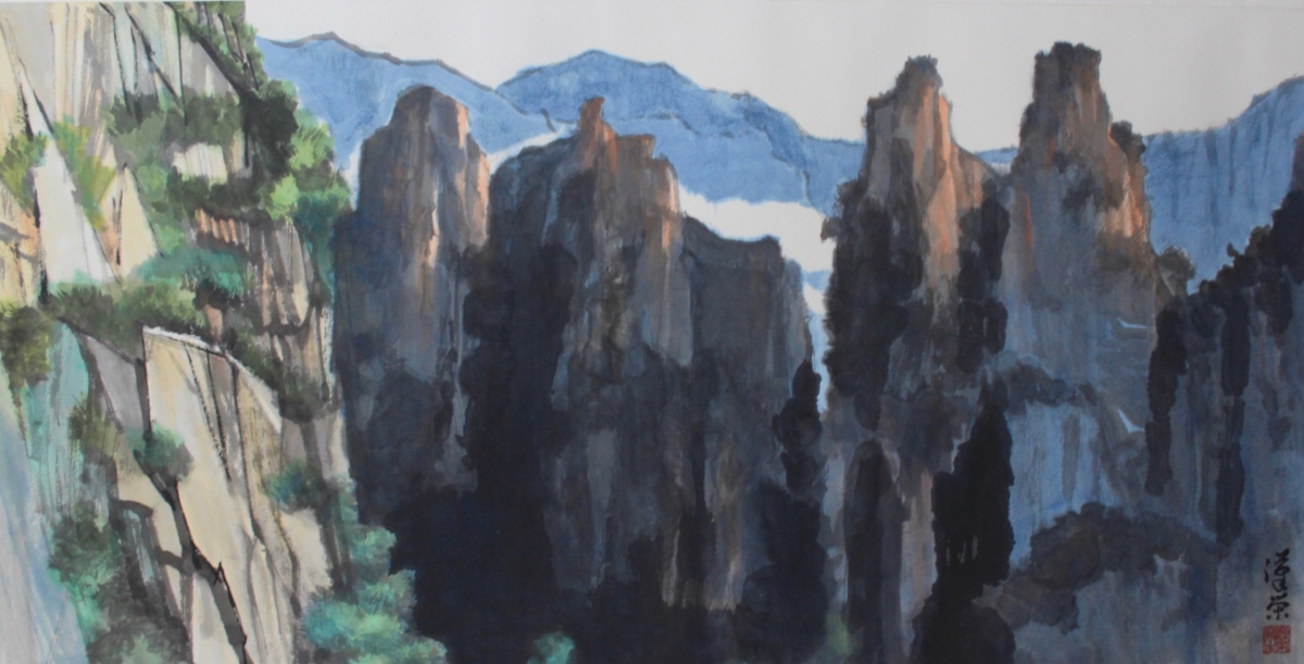 冬日張家界  Zhangjiajie in Winter   160x80