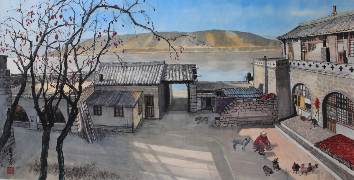 Date Trees in Qikouguzhen Shanxi 160x80