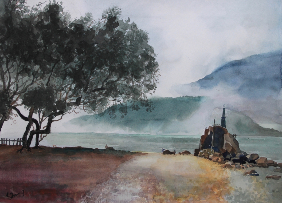 Lei Yue Mun in the Mist 80x50