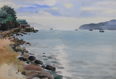 Morning in Lei Yue Mun60x40