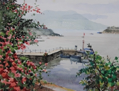 Spring arrives Sam Mun Tsai 35x25