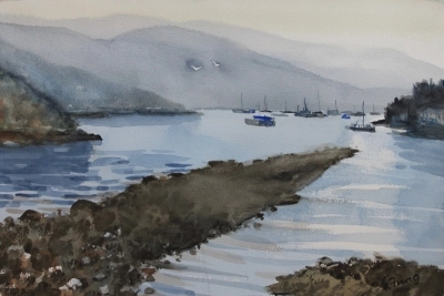 Tai Tam at Dawn55x40