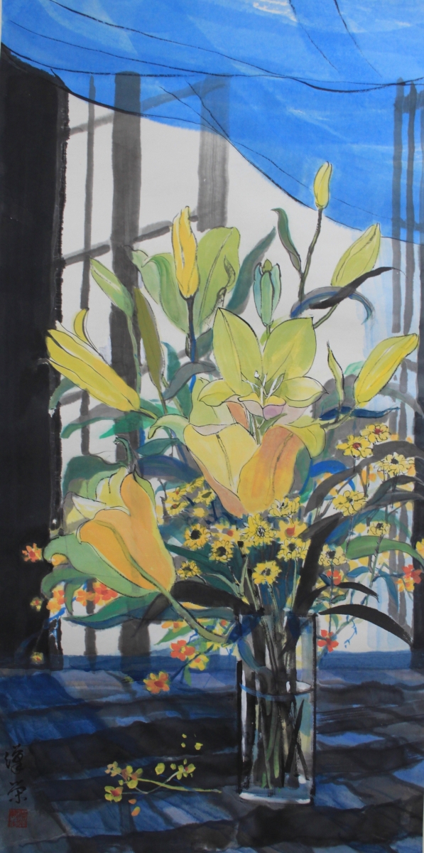 Yellow Lilies 80x160